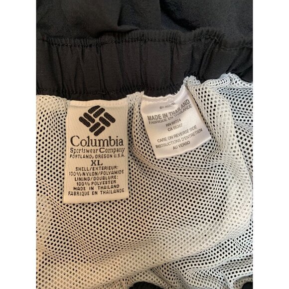 Columbia MenS Black Cargo Hiking Shorts Adjustable Waist Outdoor Performance - Picture 4 of 4